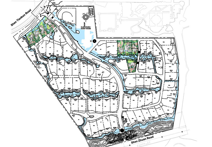 4 West Villas and 4 East Villas